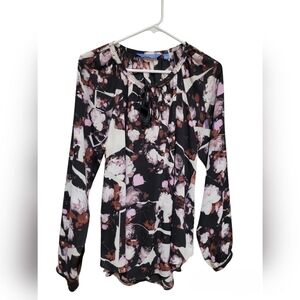 Simply Vera Vera Wang Floral top size large